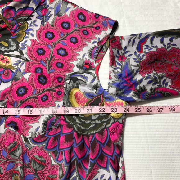 asos floral paisley print cold shoulder top-g2 - Picture 3 of 8